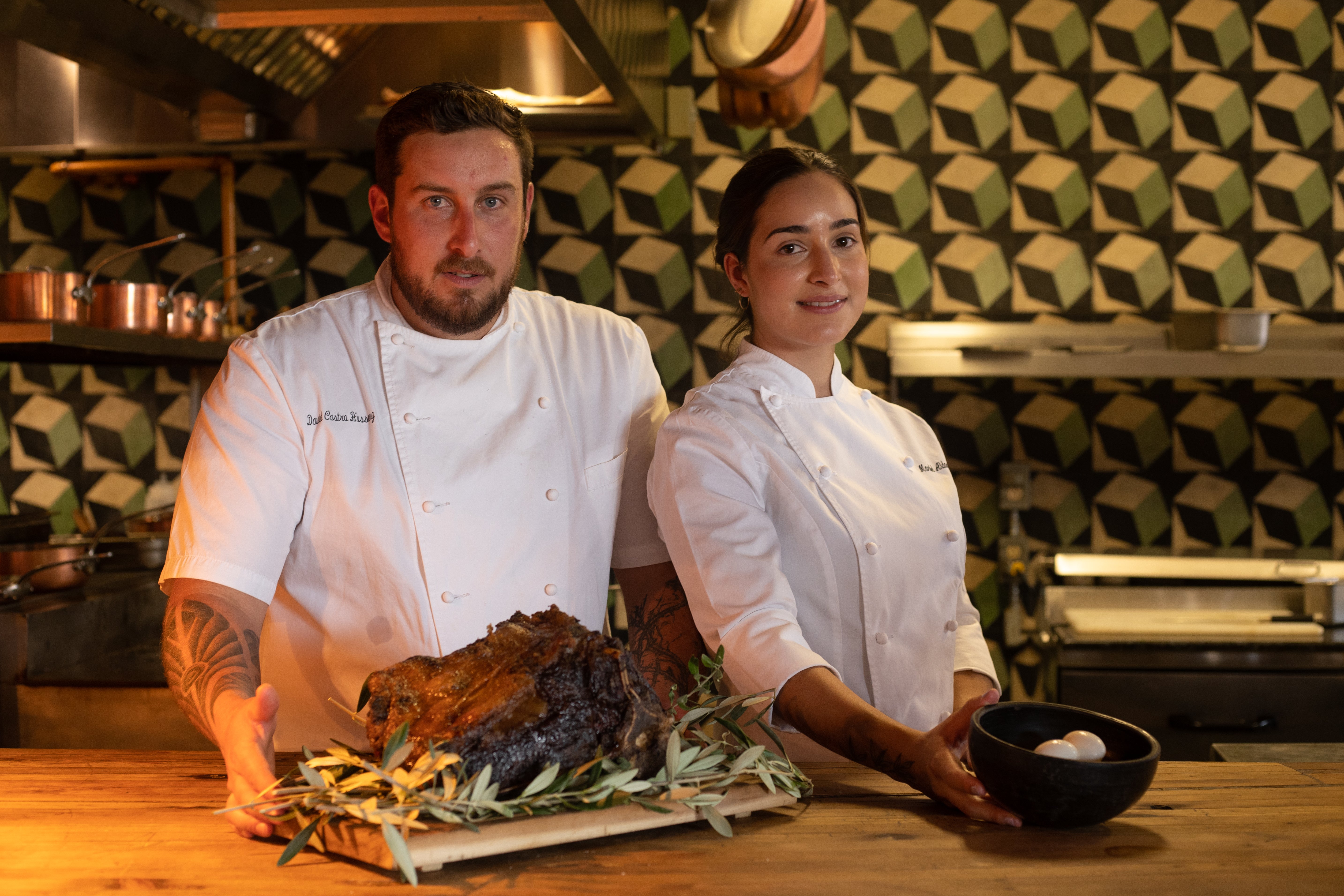 David Castro y Maribel Aldaco