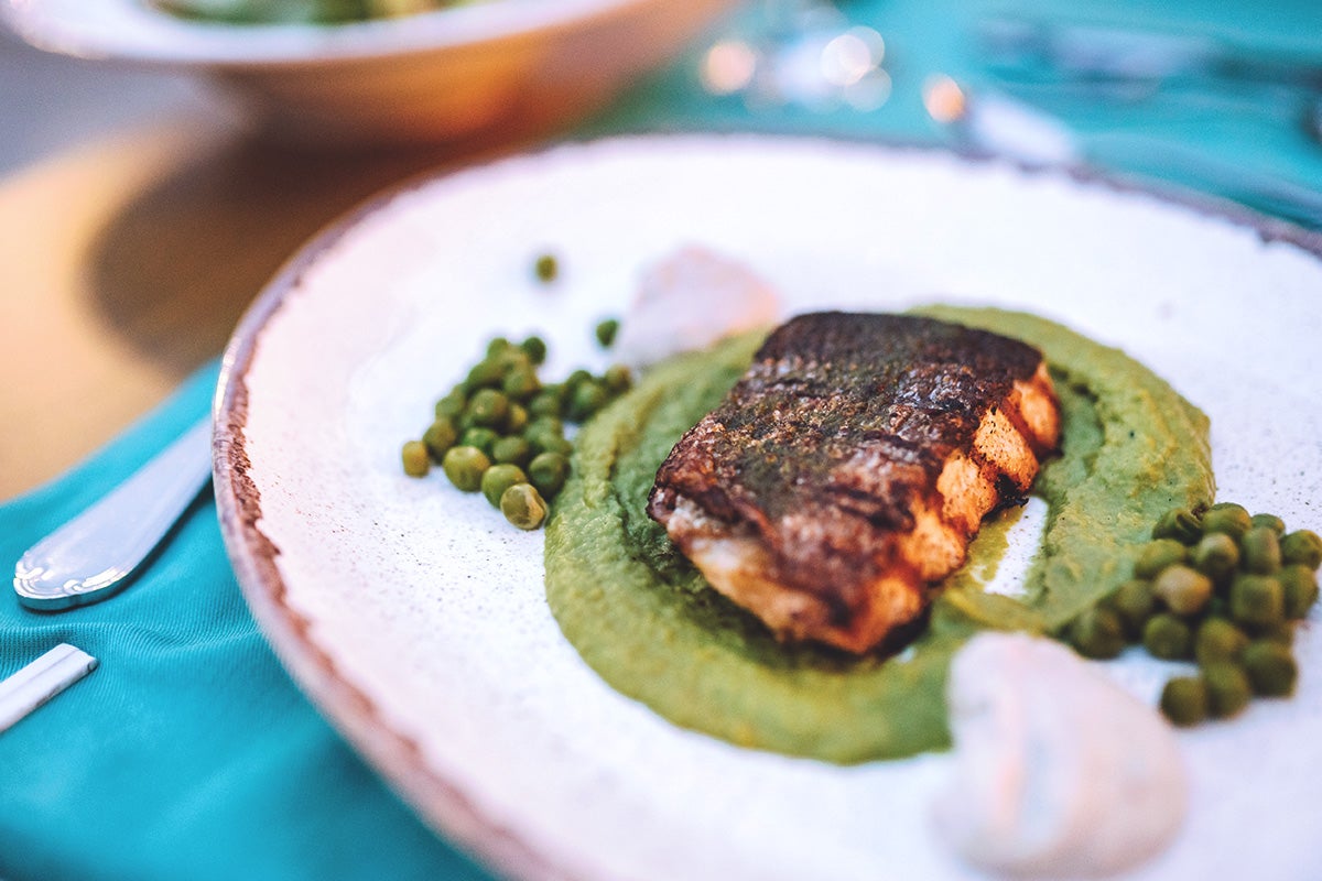 Salmón a la plancha