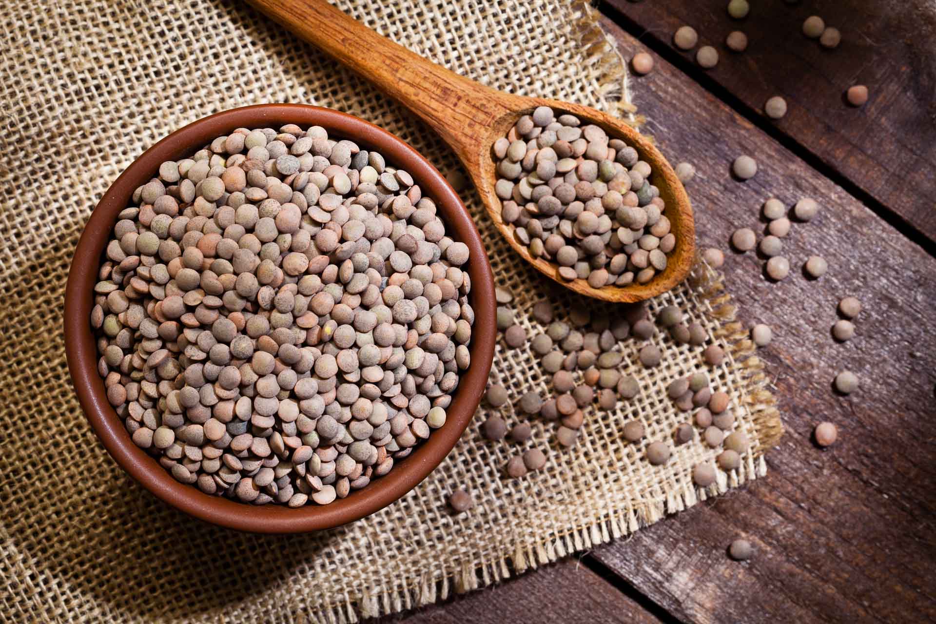 Lentejas marrones