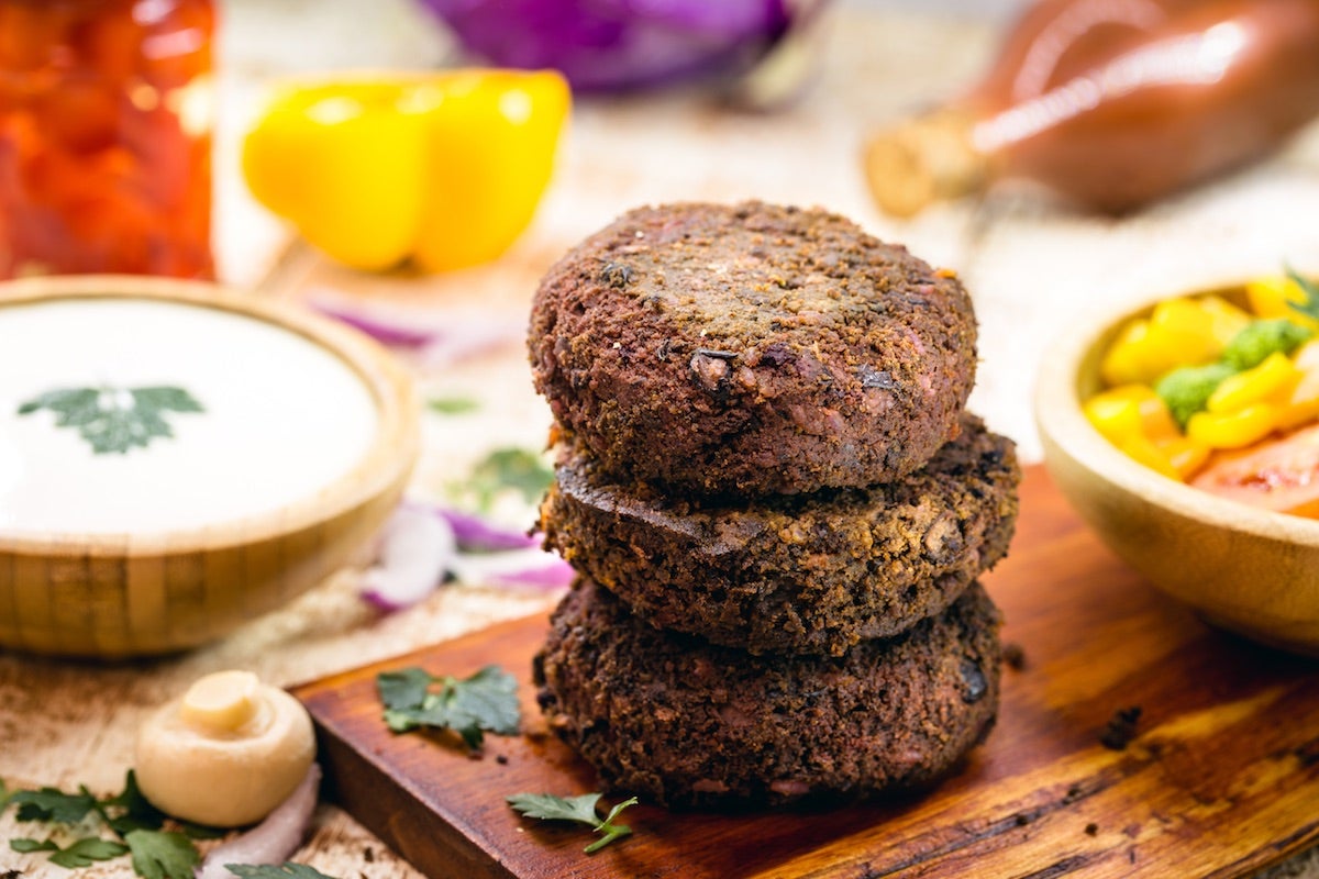 hamburguesas-veganas-frijoles-negros