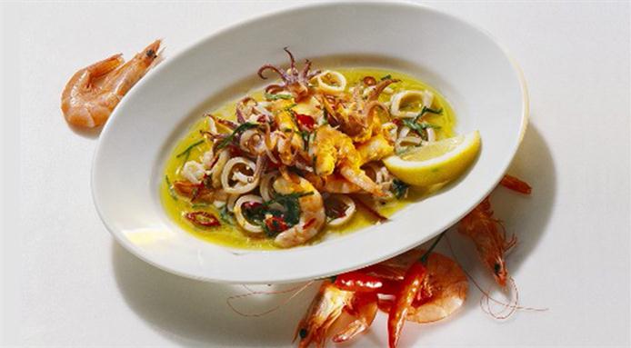 Ensalada de mariscos