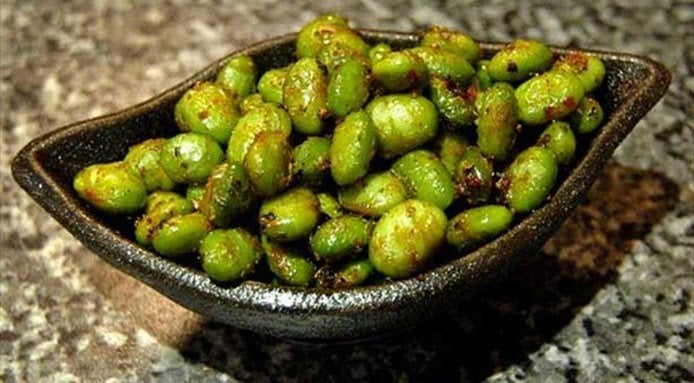 Edamame asados