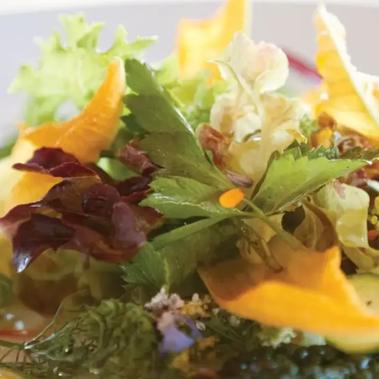 un plato vegetal de vik zero