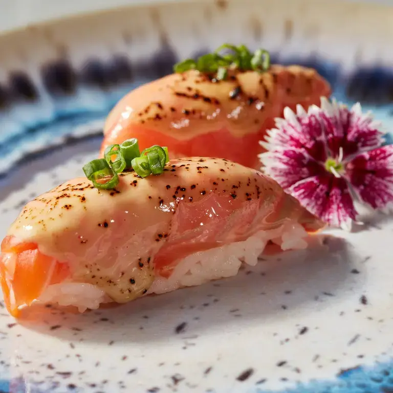 Uno de los platos del restaurante sala omakase Lima