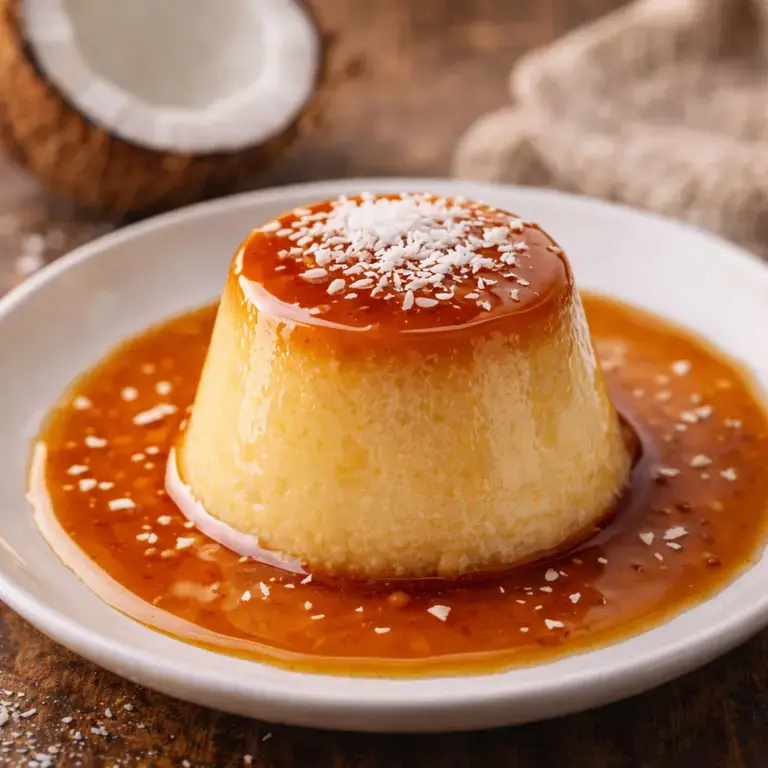Flan de coco