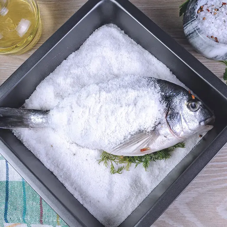 Pescado a la sal