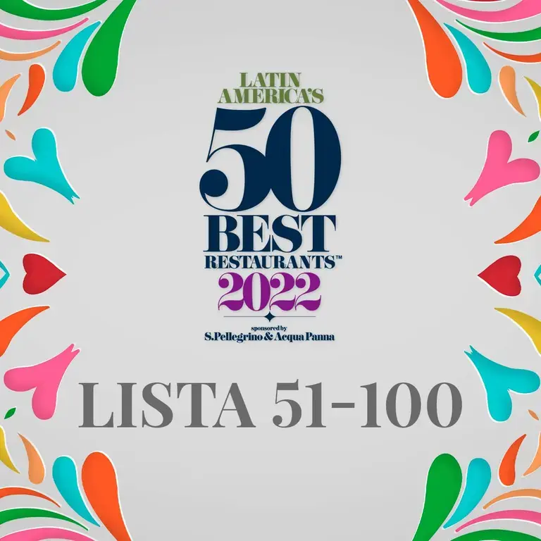 Latin America's 50 Best Restaurants 2022 - lista 51-100
