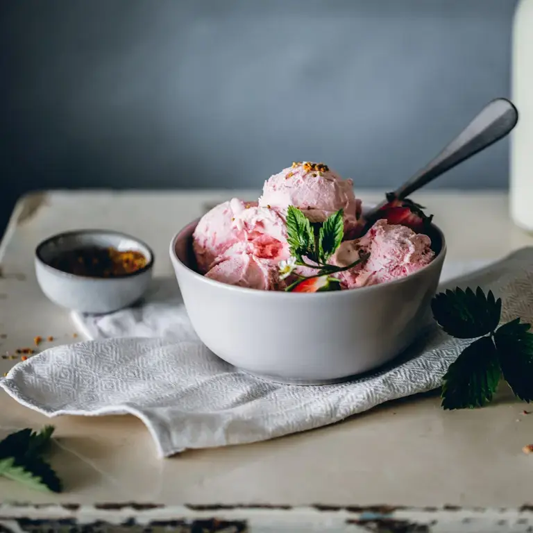 helado-de-fresa-casero