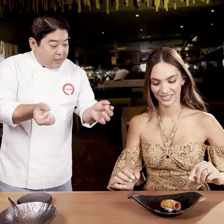 Mitcha Tsumura y Natalie Vertiz