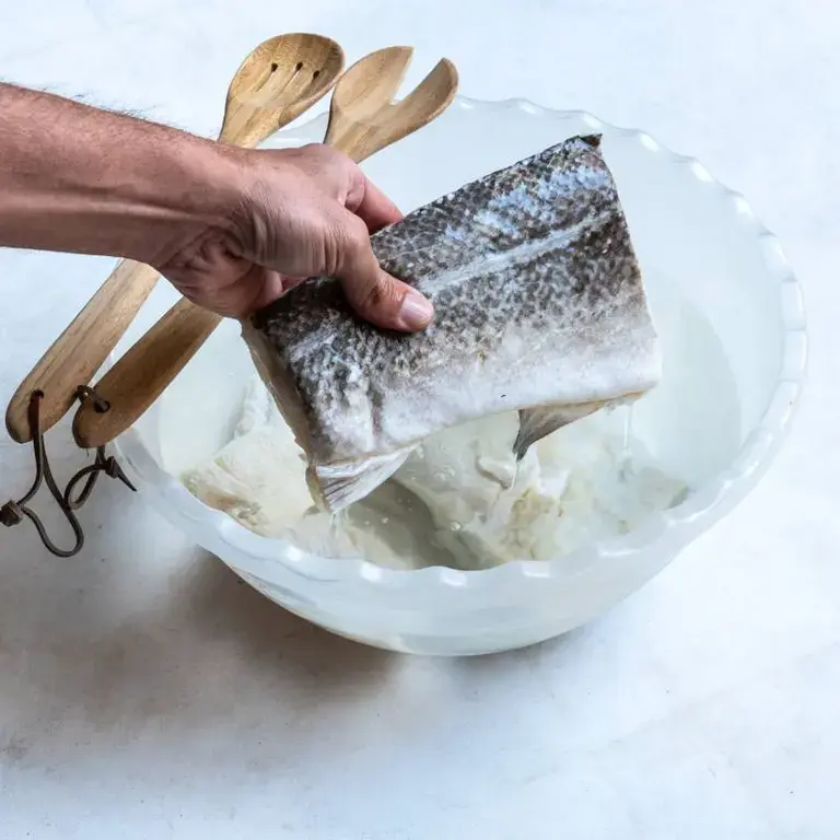 Cómo desalar bacalao