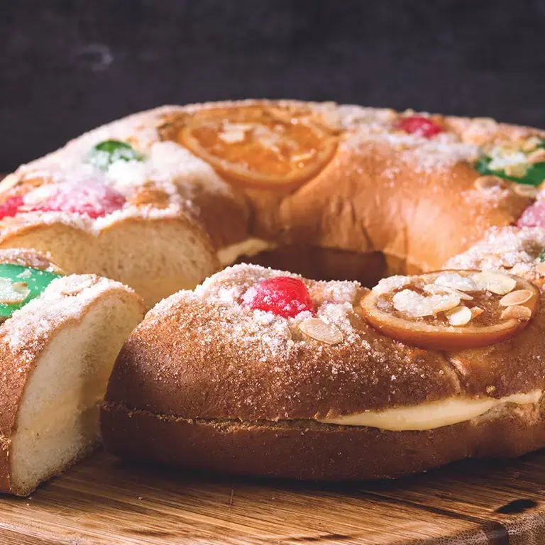 Roscón de Reyes sin gluten