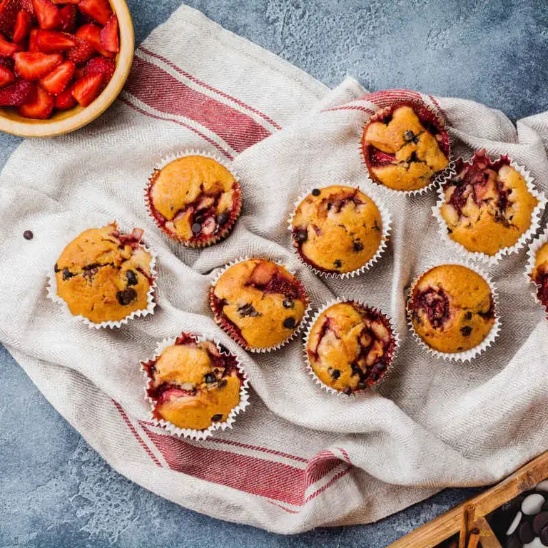 Muffins de chocolate y frambuesas - Fine Dining Lovers