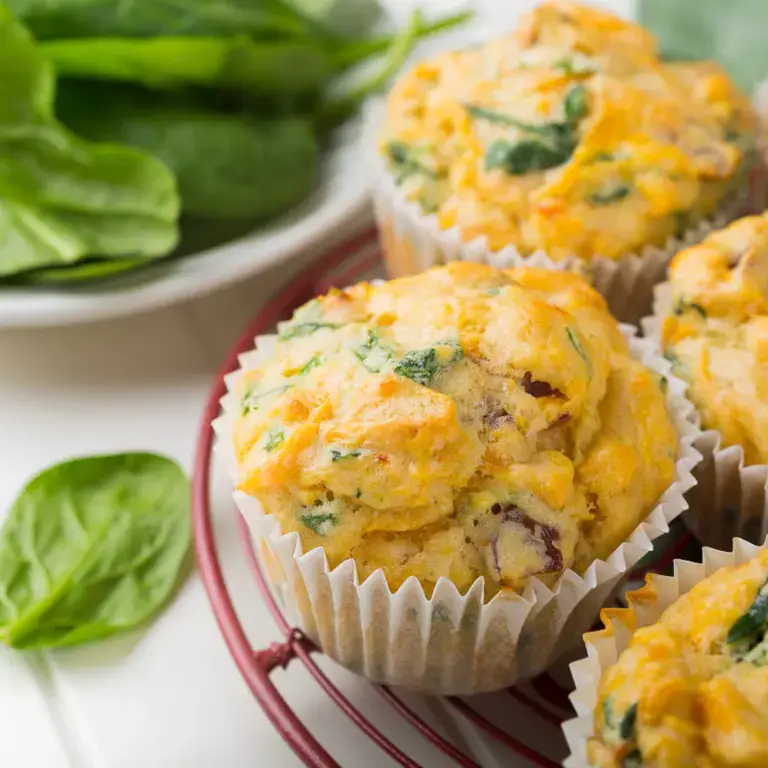 Muffins de espinaca y queso - Fine Dining Lovers