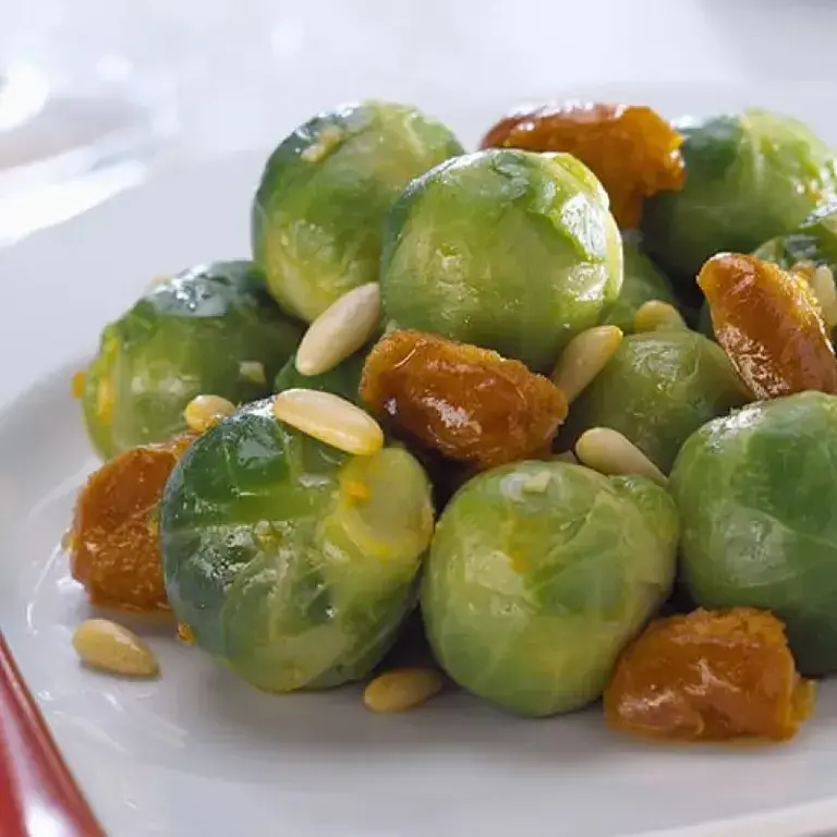 platos vegetarianos fáciles Coles de Bruselas