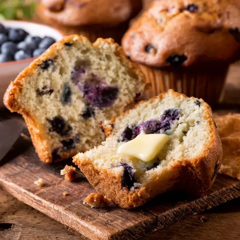 recetas fáciles muffins caseros muffin de arándanos