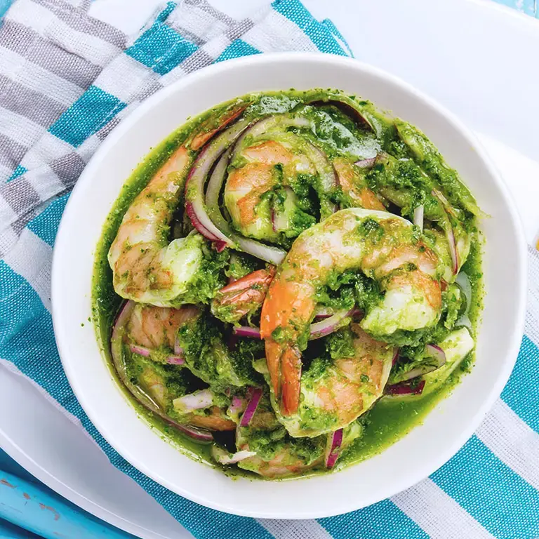 Aguachile de gambas