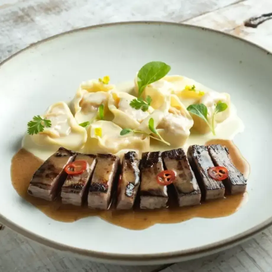 Uno de los platos del restaurante Tordesilhas