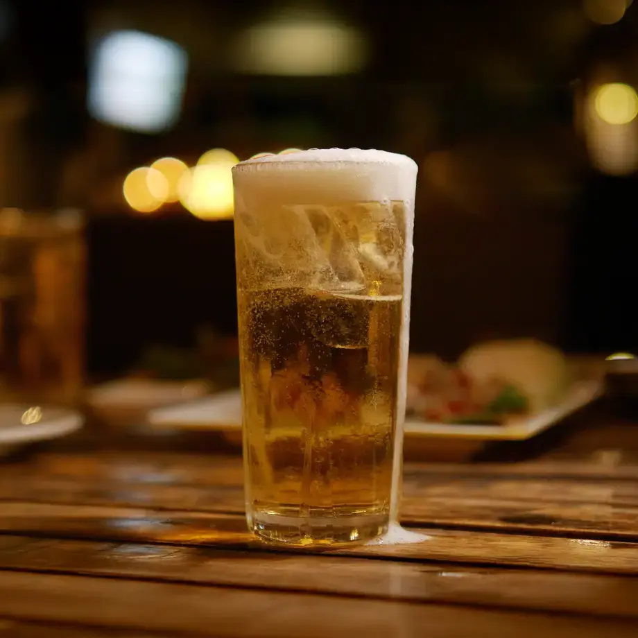 Cerveza con hielo
