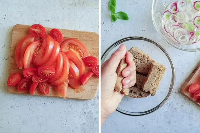 panzanella pan y tomate