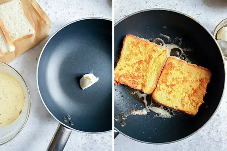 Tostada francesa_Paso tres