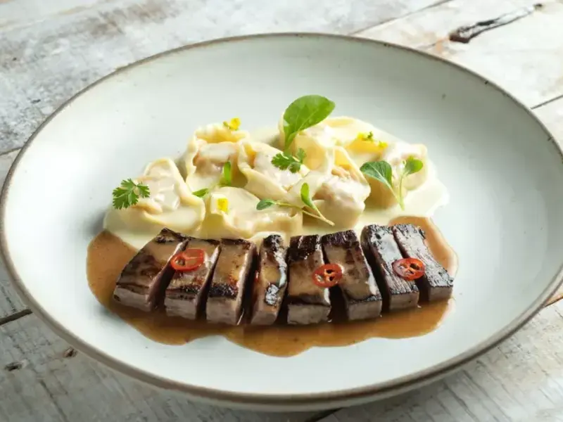 Uno de los platos del restaurante Tordesilhas