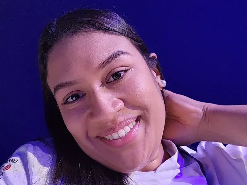 Gabriela Sarmiento en Milan retrato