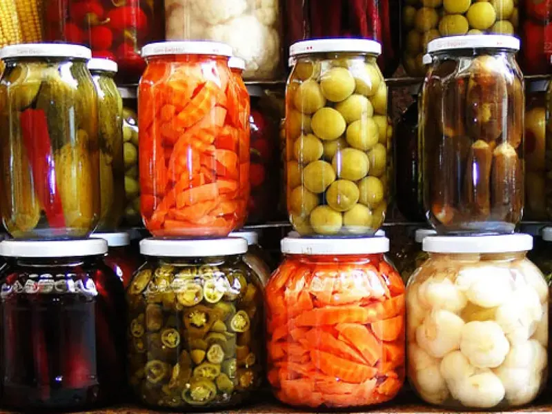 Verduras en vinagre